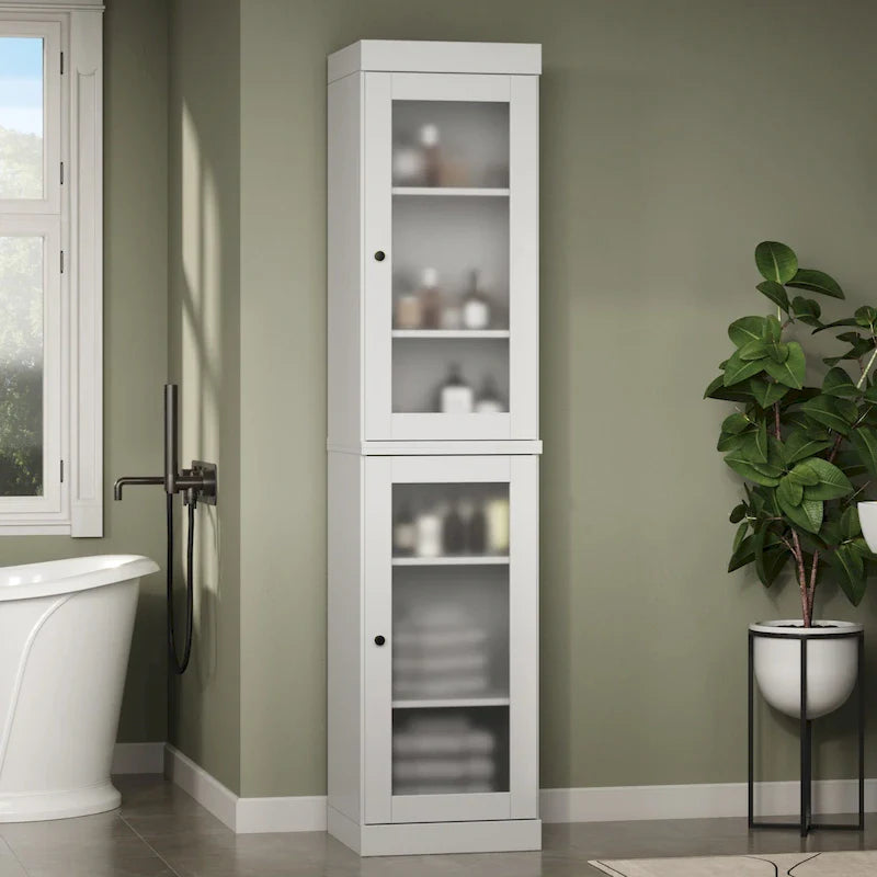 100% Solid Wood 16.5 Bathroom Cabinet with Optional Doors by Palace Imports