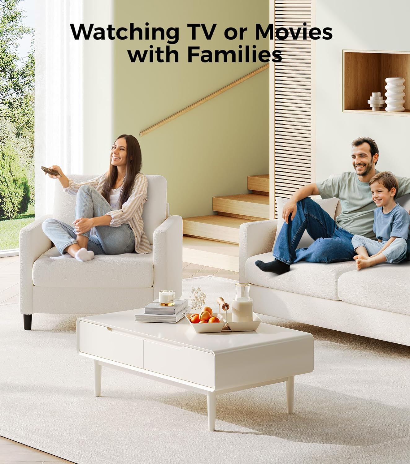 Loveseat Sofa 51" Love Seat Comfy Corduroy Small Loveseat Small Spaces Tool-Free Setup Couch