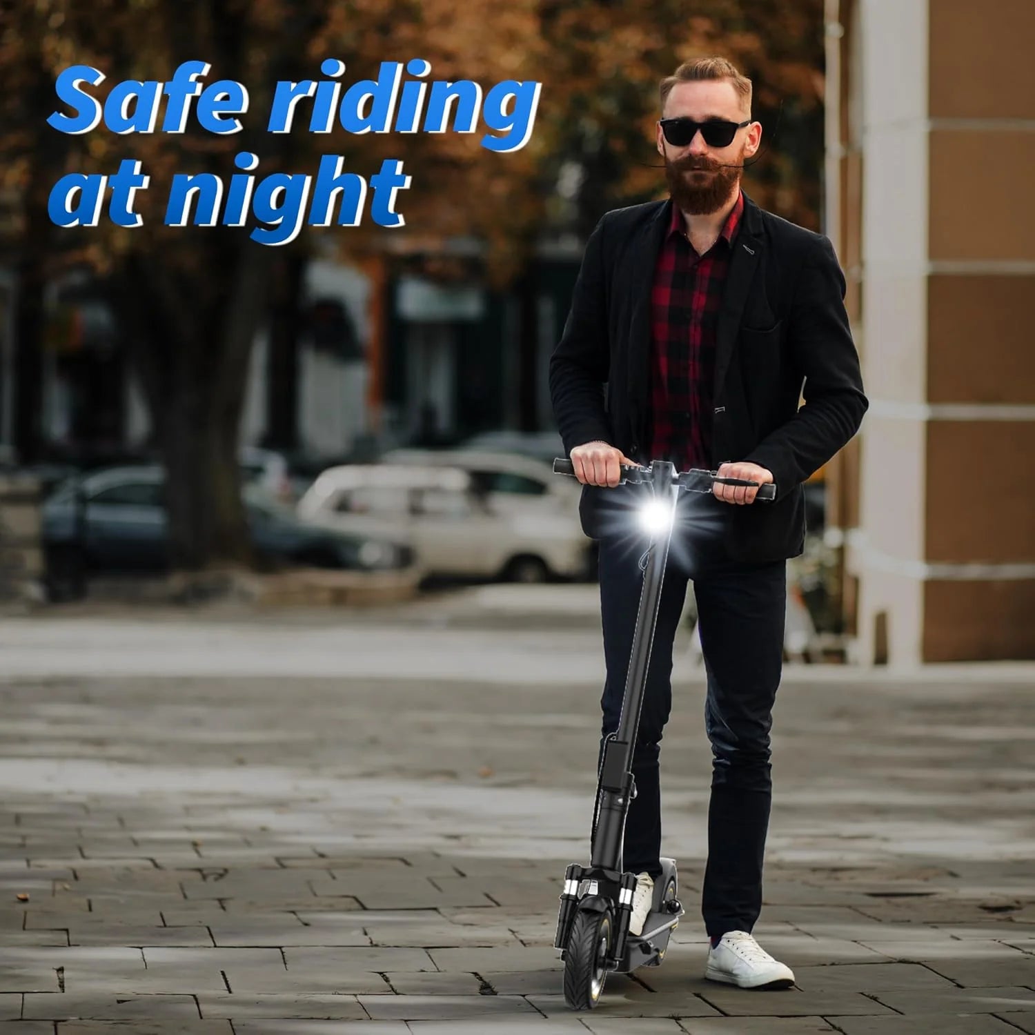 Electric Scooter Powerful Motor Dual Braking