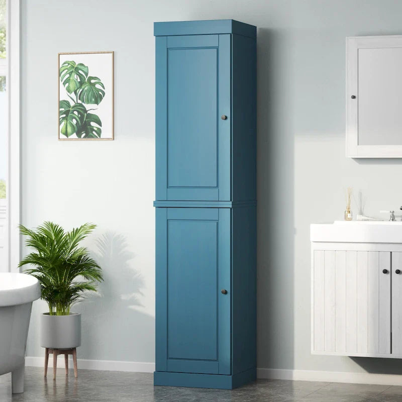 100% Solid Wood 16.5 Bathroom Cabinet with Optional Doors by Palace Imports