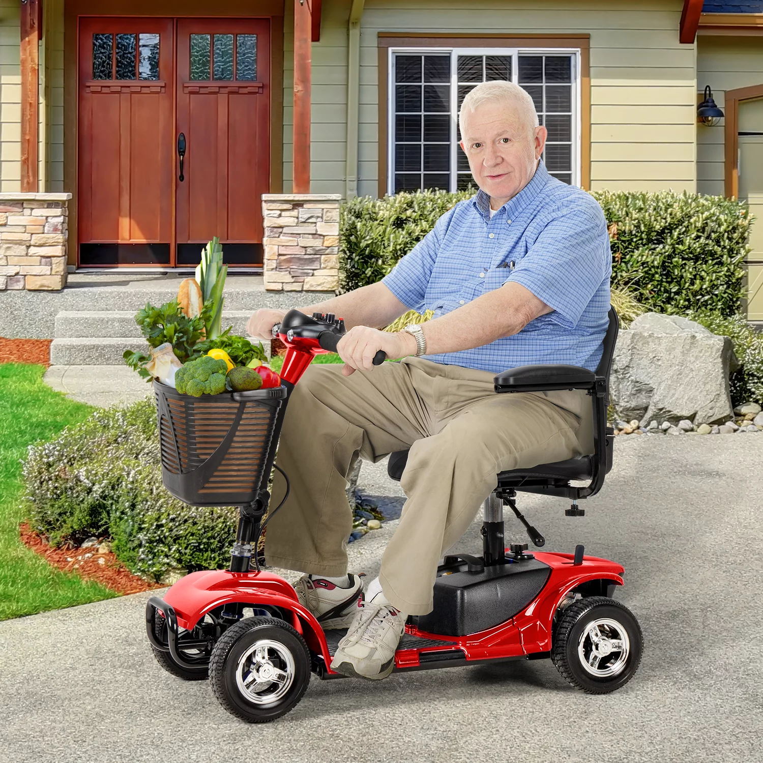 2025 UltraLite Mobility 4-Wheel Scooter, Portable & Lightweight, 14-Mile Range, Model A898