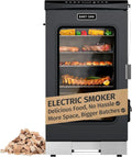 EAST OAK 30" Outdoor Electric Smoker Built-in meat probe smokes up to 6 times longer