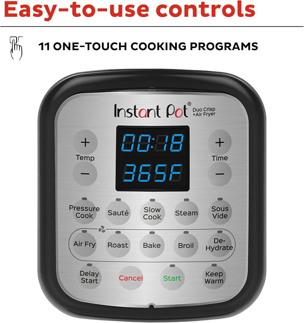 Instant Pot Duo 7-in-1 Electric Pressure Cooker, Slow Cooker, Rice Cooker, Steamer, Saut茅 Pan, Yogurt Maker, Warmer, and Sterilizer