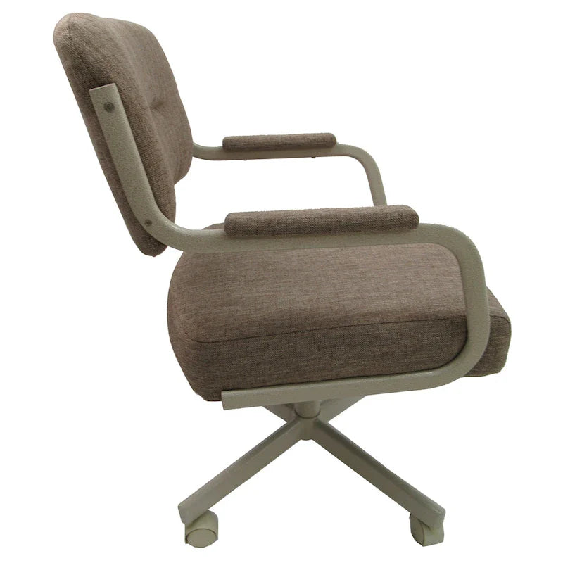 Swivel Kitchen Dining Caster Chair with Wheels - M-110 - N/A