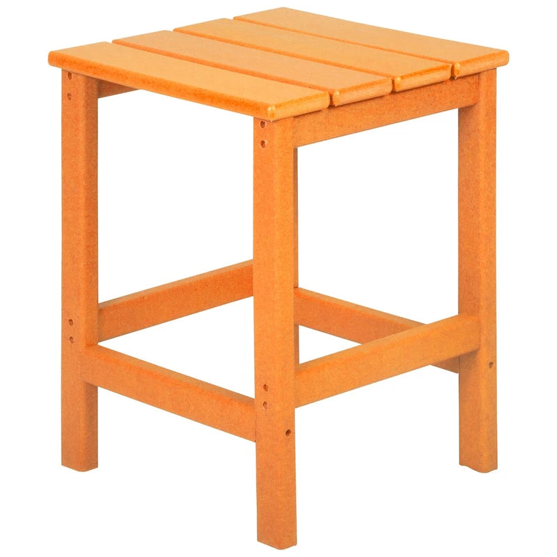 Polytrends Laguna Hdpe All Weather Outdoor Patio Foldable Adirondack Chair With Ottoman And Side Table (3-Piece Set)