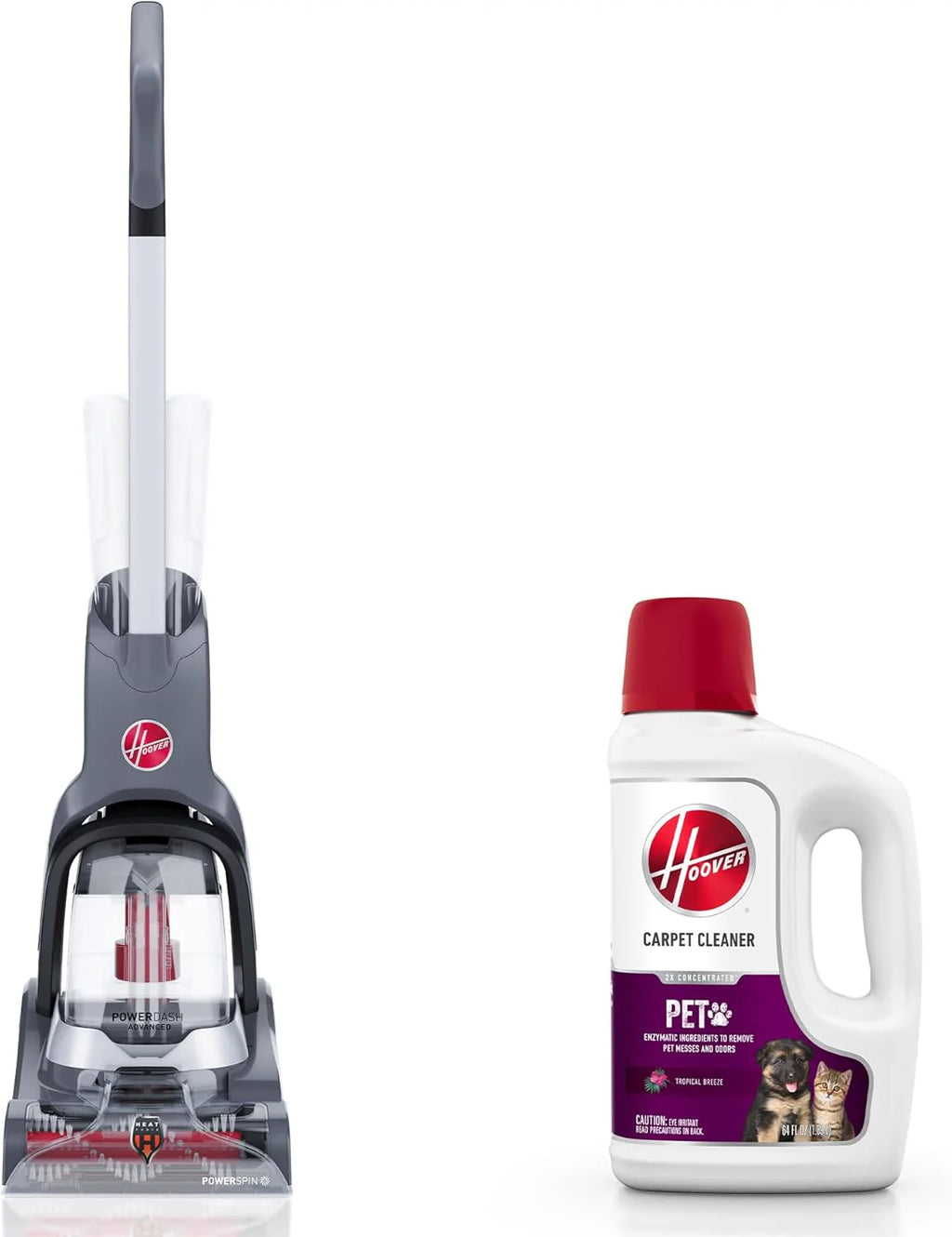 Hoover PowerDash Pet Advanced Compact Carpet Cleaner Machine with Above Floor Cleaning