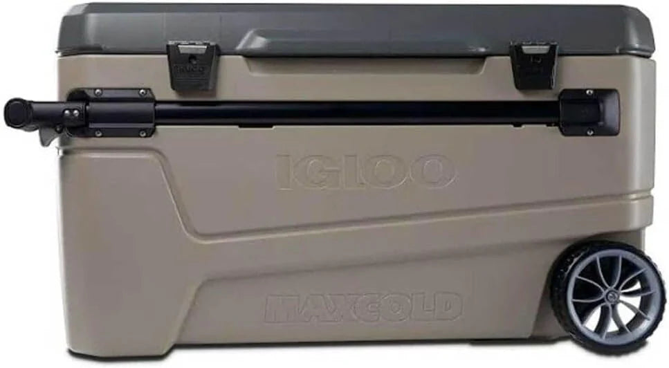 110QT Glide Cooler with Wheels and Telescoping Handle