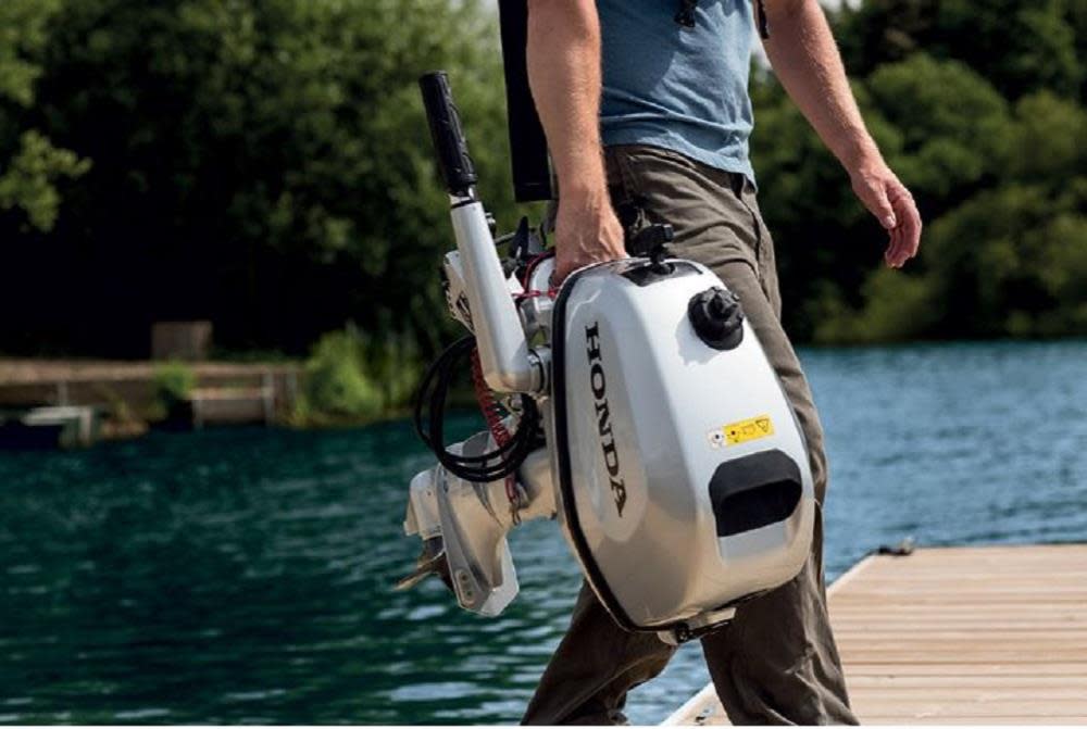 2025 Outboard Motor 5HP with Tiller Handle 20 Shaft