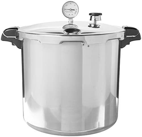 Presto 01784 23 Quart Induction Compatible Pressure Canner, Silver, Aluminum: Home &amp; Kitchen