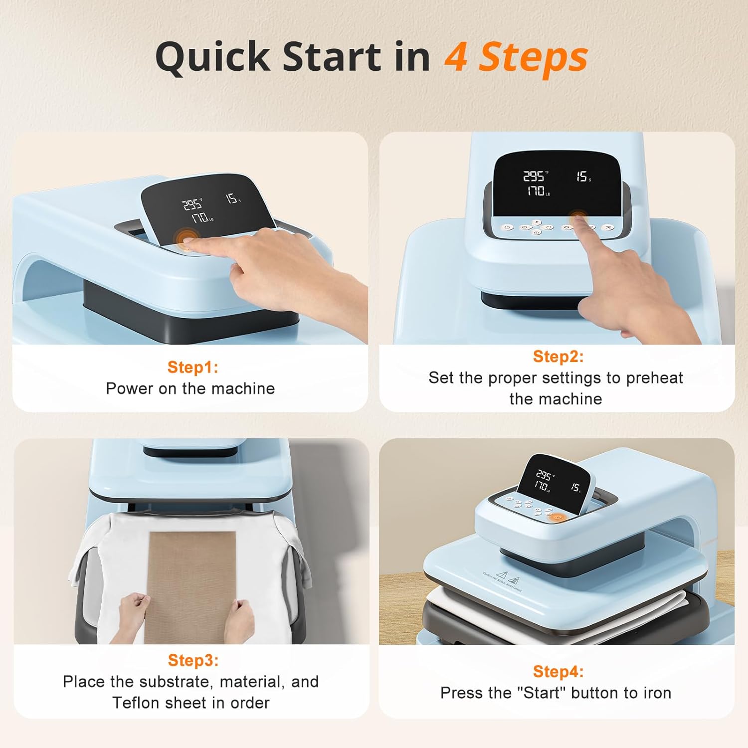 Automatic Heat Press 2 - 15x15 Heat Transfer Machine