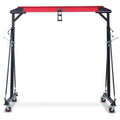 2025  1 Ton Adjustable Gantry Crane, 2200 lbs Capacity, Height Adjustable 96.5"-143.7", Portable Hoist for Factory, Construction, Warehouse, Auto Repair