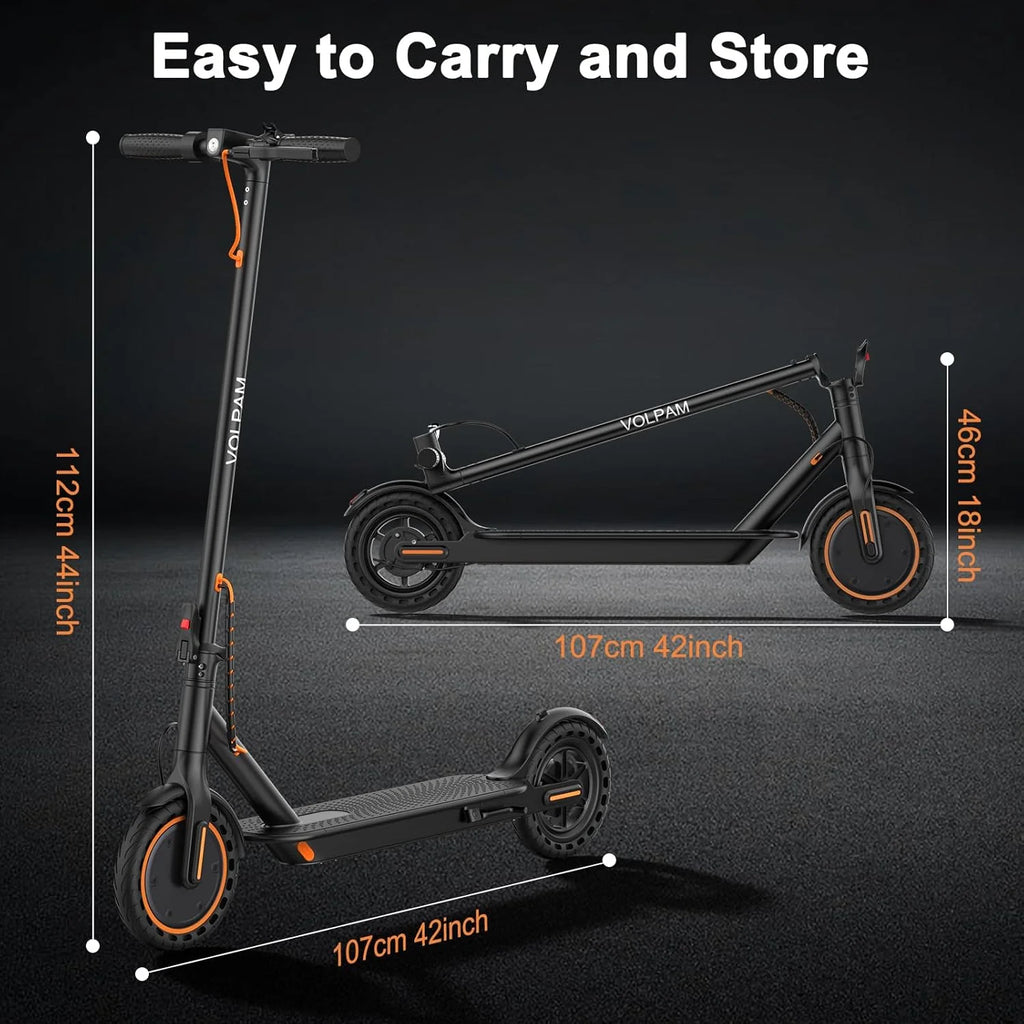 Electric Scooter Powerful Motor Dual Braking