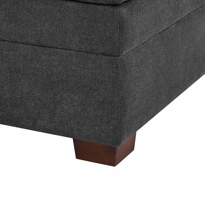 2025 Thomasville Tisdale Fabric Sectional with Storage Ottoman