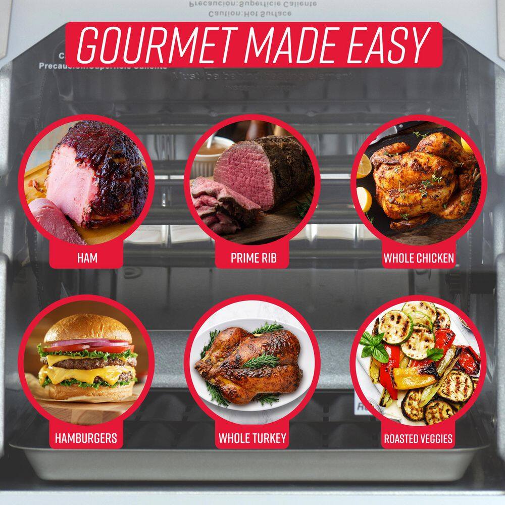 2025 Digital Platinum Showtime Countertop Rotisserie Oven ST5000PLAT
