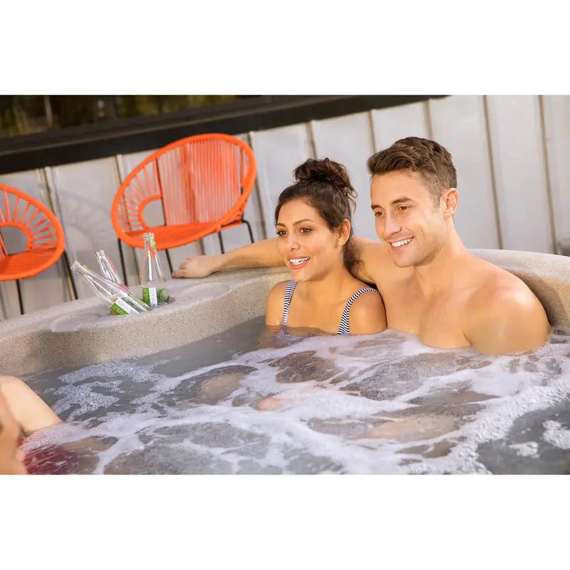 2025 Lifesmart Spas 4 - Person 13 - Jet Oval Plug And Play Hot Tub