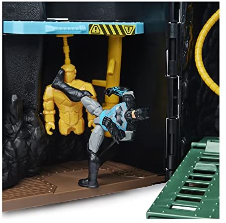 Batman, Bat-Tech Batcave, Giant Transforming Playset with Exclusive 4” Batman Figure and Accessories