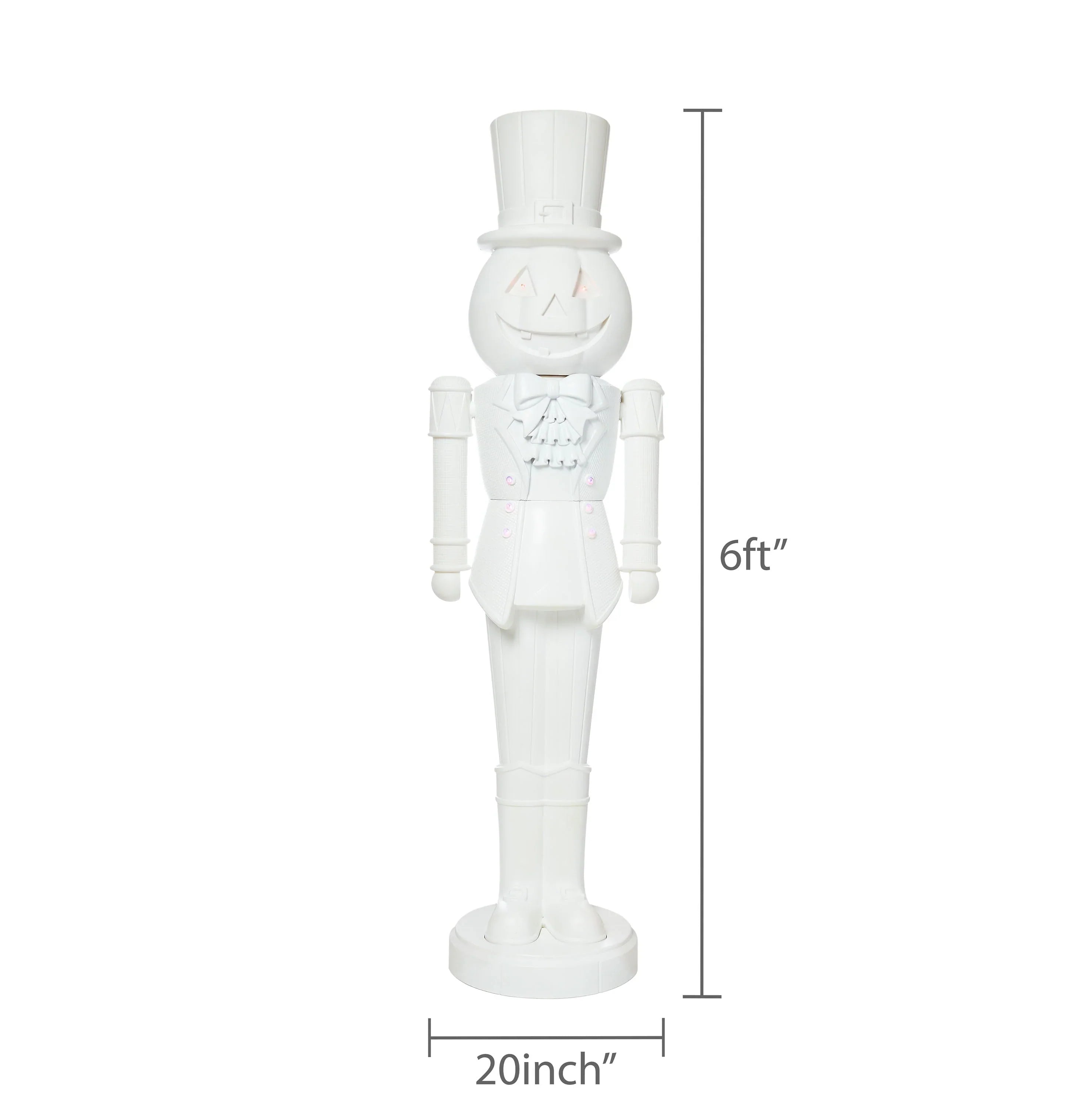 2025 DIY Animated Giant Pumpkin Nutcracker, 72", Halloween by Way To Celebrate