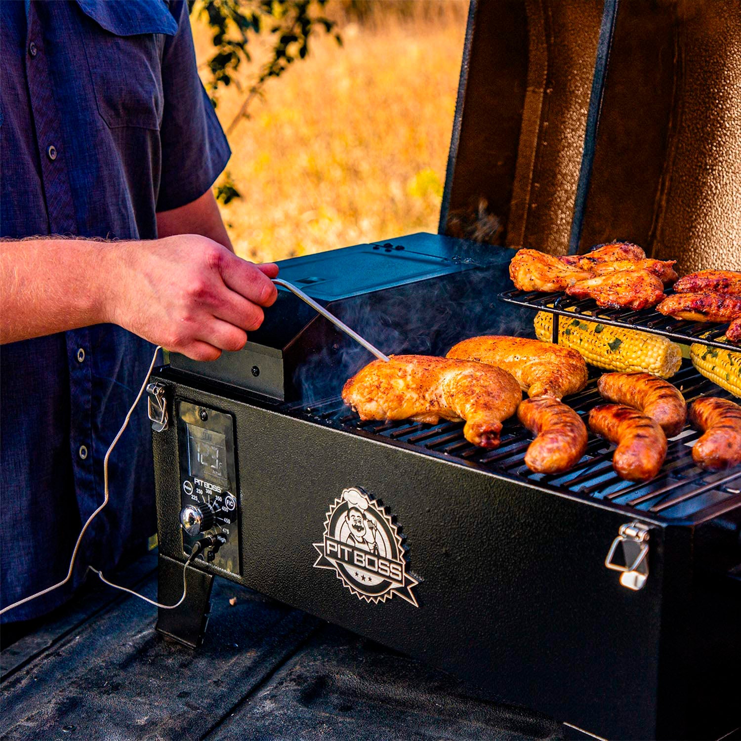 2025 Pit Boss – Table Top Pellet Grill – Mahogany
