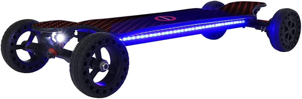 2025 Electric Skateboard 4000 Watts | 12S3P | 35 mph | 22 Mile Range | 6" Wheels | Cool Lights |