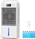 Portable Air Conditioners, 3-IN-1 Swamp Cooler, Evaporative Air Cooler,Remote & Touch Control, 90掳+90掳 Oscillation,LED Screen, Air Coolong Fan for Outdoor Indoor