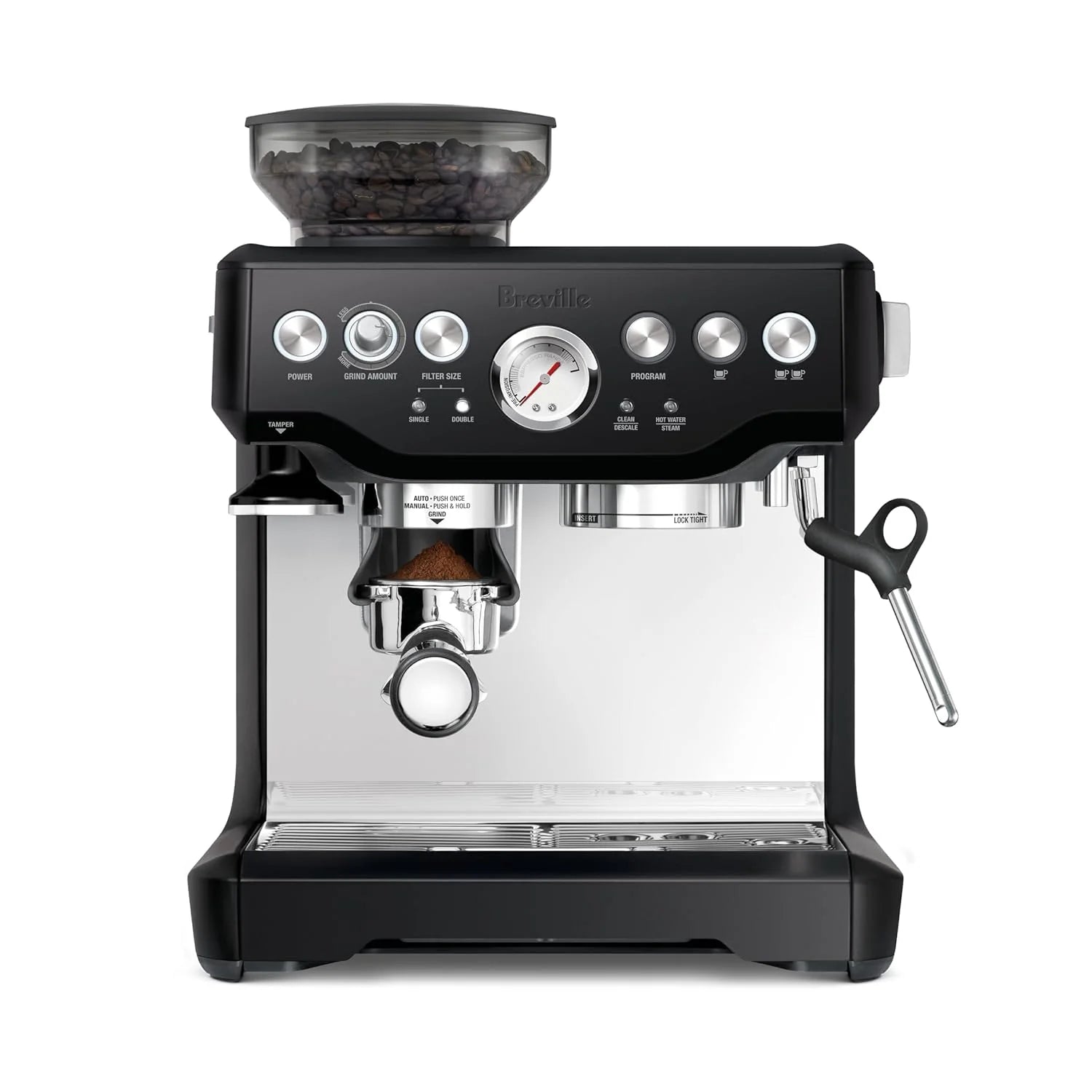 Breville Barista Express Espresso Machine BES870BSXL, Black Sesame
