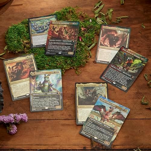 2025 The Gathering Bloomburrow Commander Deck Bundle – Includes All 4 Decks (Animated Army  Family Matters  Peace Offering  and Squirreled Away)