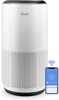 LEVOIT Air Purifiers for Home Large Room Up to 1733 Ft虏 With HEPA Sleep Mode, AHAM VERIFIDE, Auto Mode, Air Quality Monitor, Smart WiFi, 3-in-1 Filter For Pet Allergy, Smoke, Dust, Core 400S-P, White