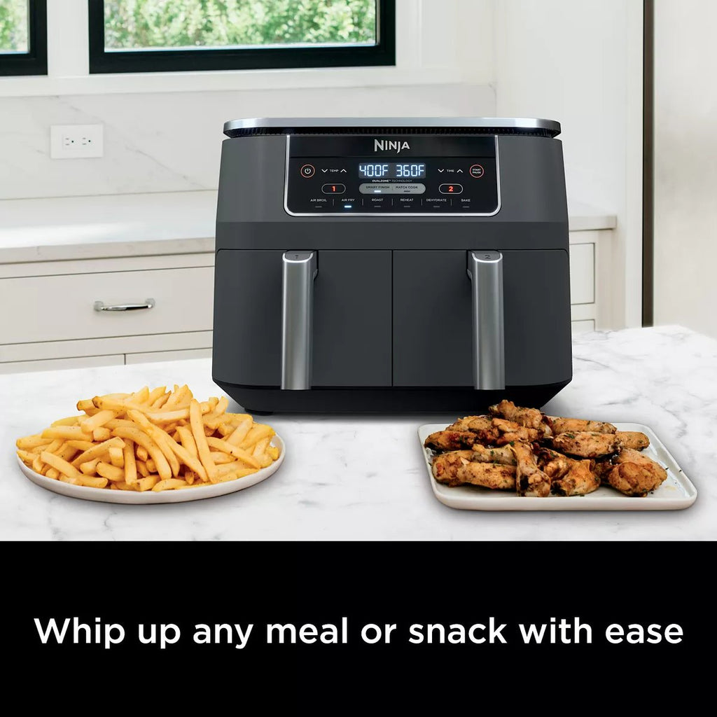 2025 Ninja Foodi 8 qt. Original Dualzone, 2-Basket Air Fryer with 6 Functions