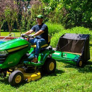 John Deere 42�测�� Tow-Behind Lawn Sweeper, 24 cu. ft. Capacity, Adjustable Brushes