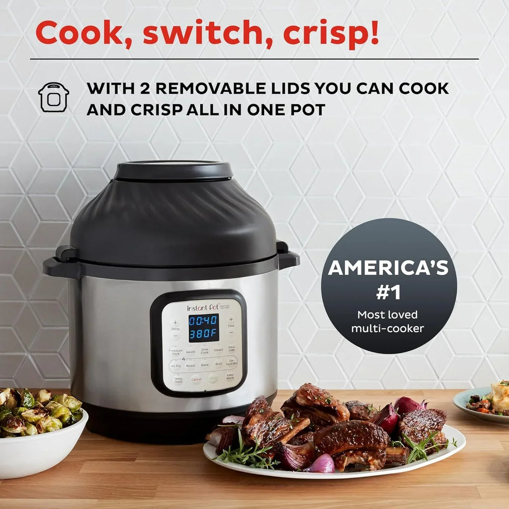 Instant Pot Duo 7 in 1 Electric Pressure Cooker Slow Cooker Rice Cooker Steamer Saut茅 Pan