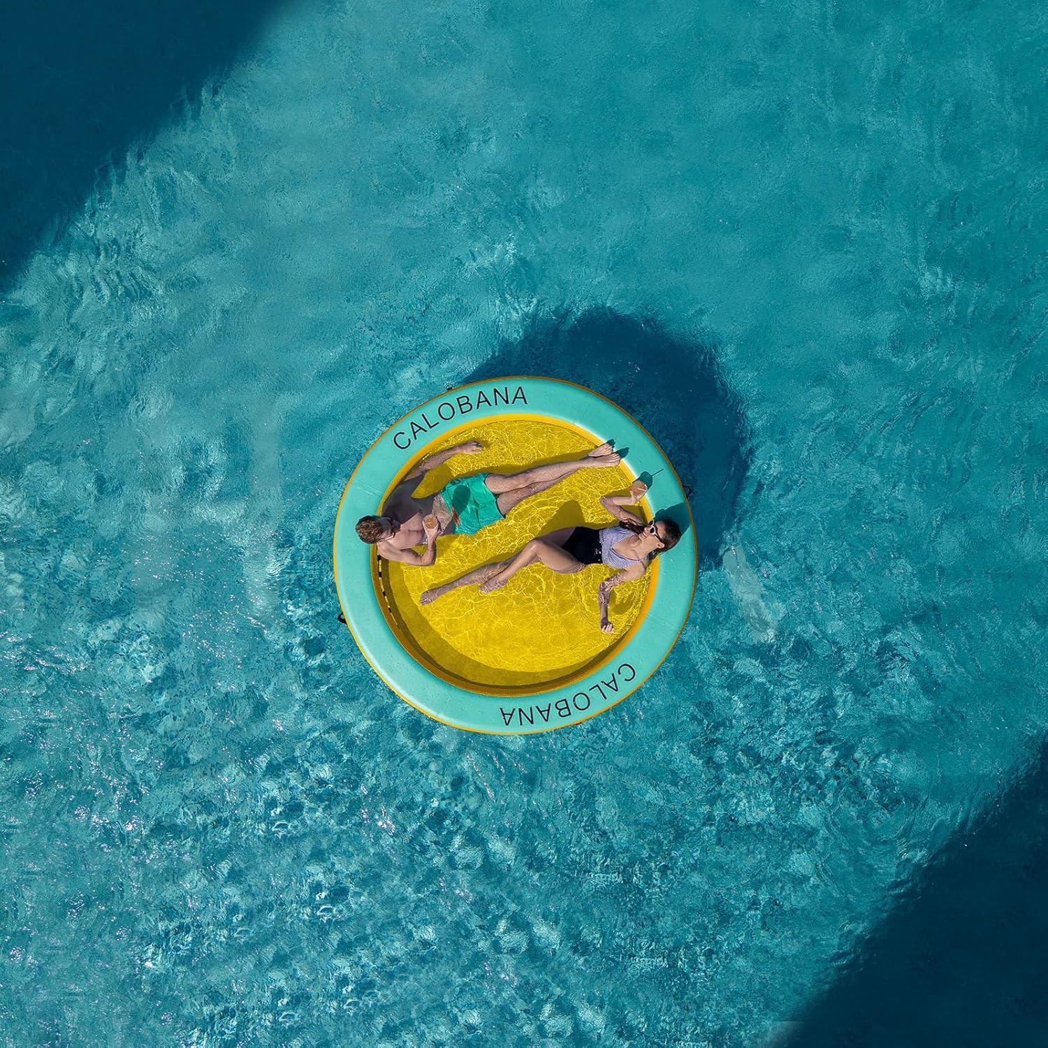 Round Floating Ring Hammock - Heavy Duty Inflatable Raft