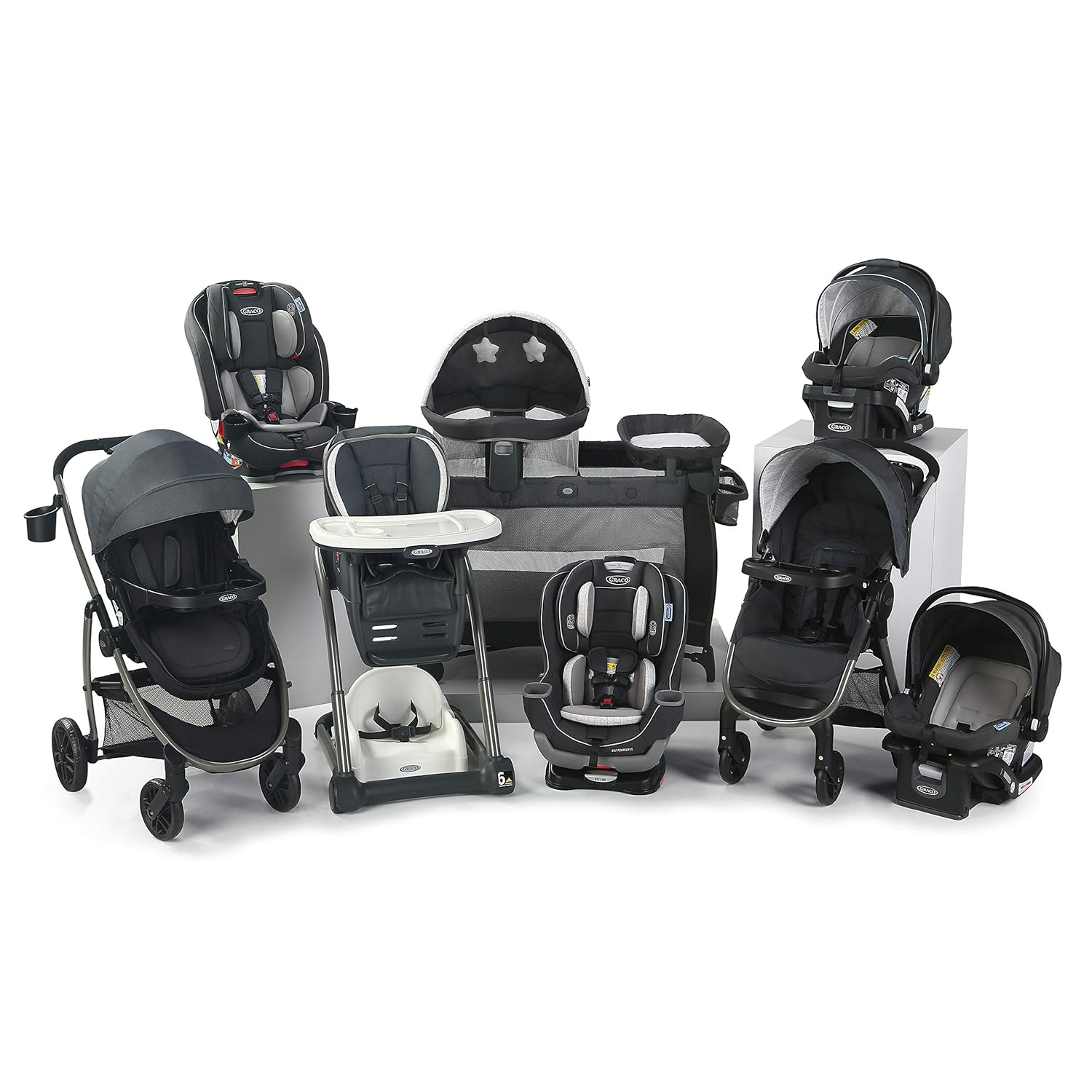 Graco Pack 'n Play Close2Baby Bassinet Playard Features Portable Bassinet Diaper Changer and More Derby