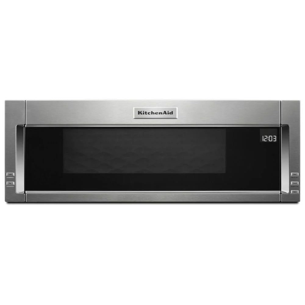 30-Inch Low Profile Microwave Hood, 1000W, Stainless Steel, Dual LED, 4-Speed Ventilation