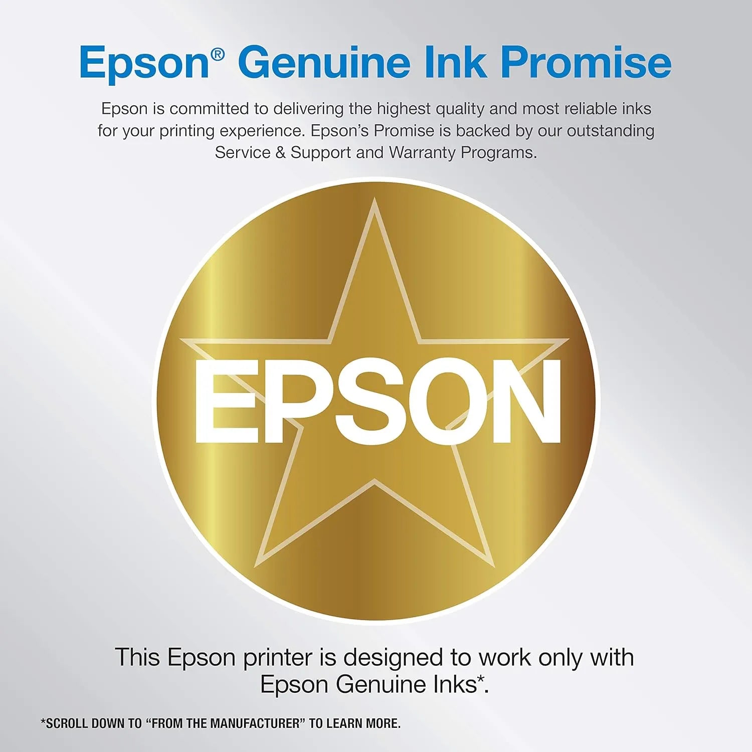 Epson EcoTank ET 4800 Wireless All in One Inkjet Printer, White &ndash; Cartridge Free, Scanner, Copier, Fax, ADF, Ethernet, Home Office