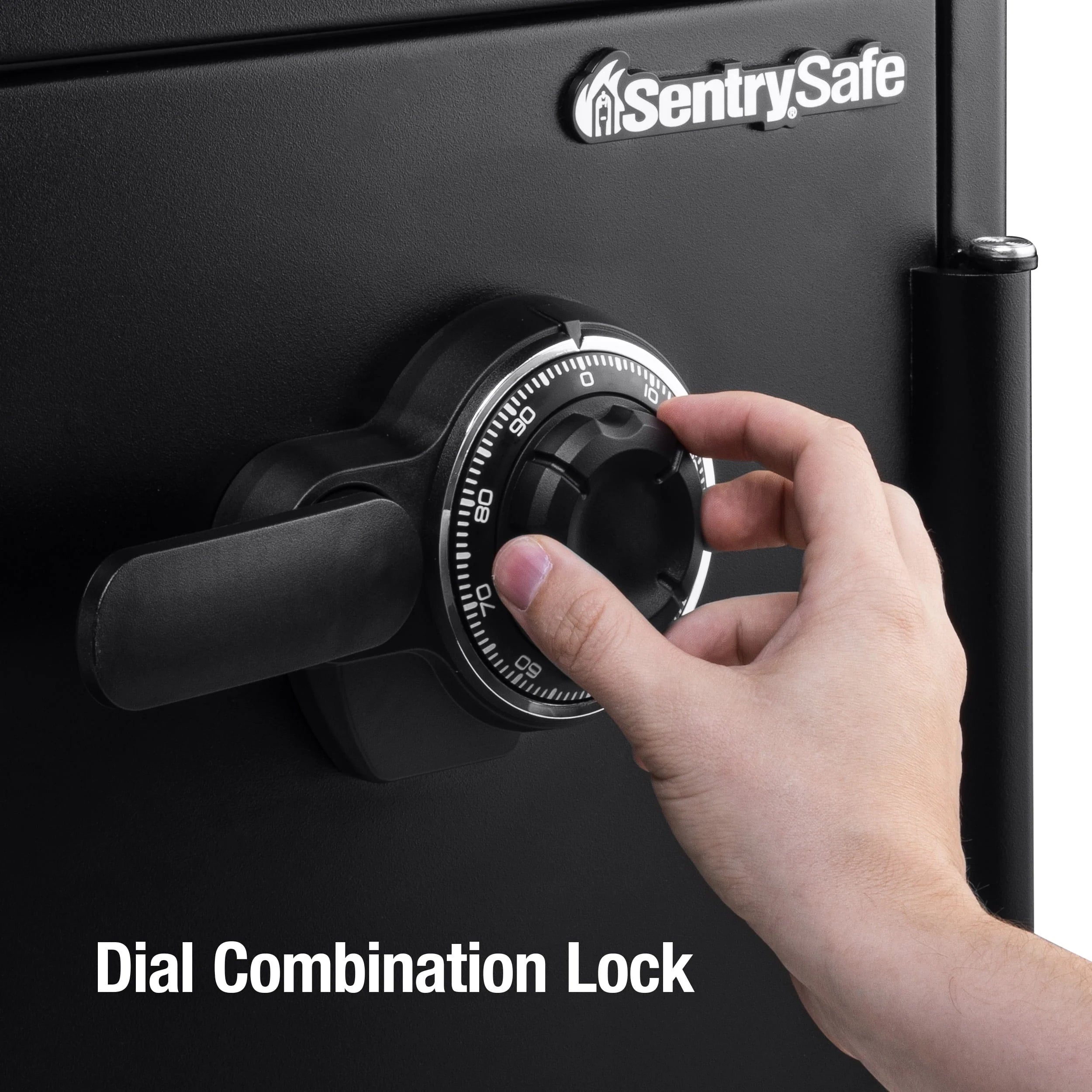 SentrySafe SFW123CS Fire-Resistant Safe and Waterproof Safe with Dial Combination Lock 1.23 Cu. ft.