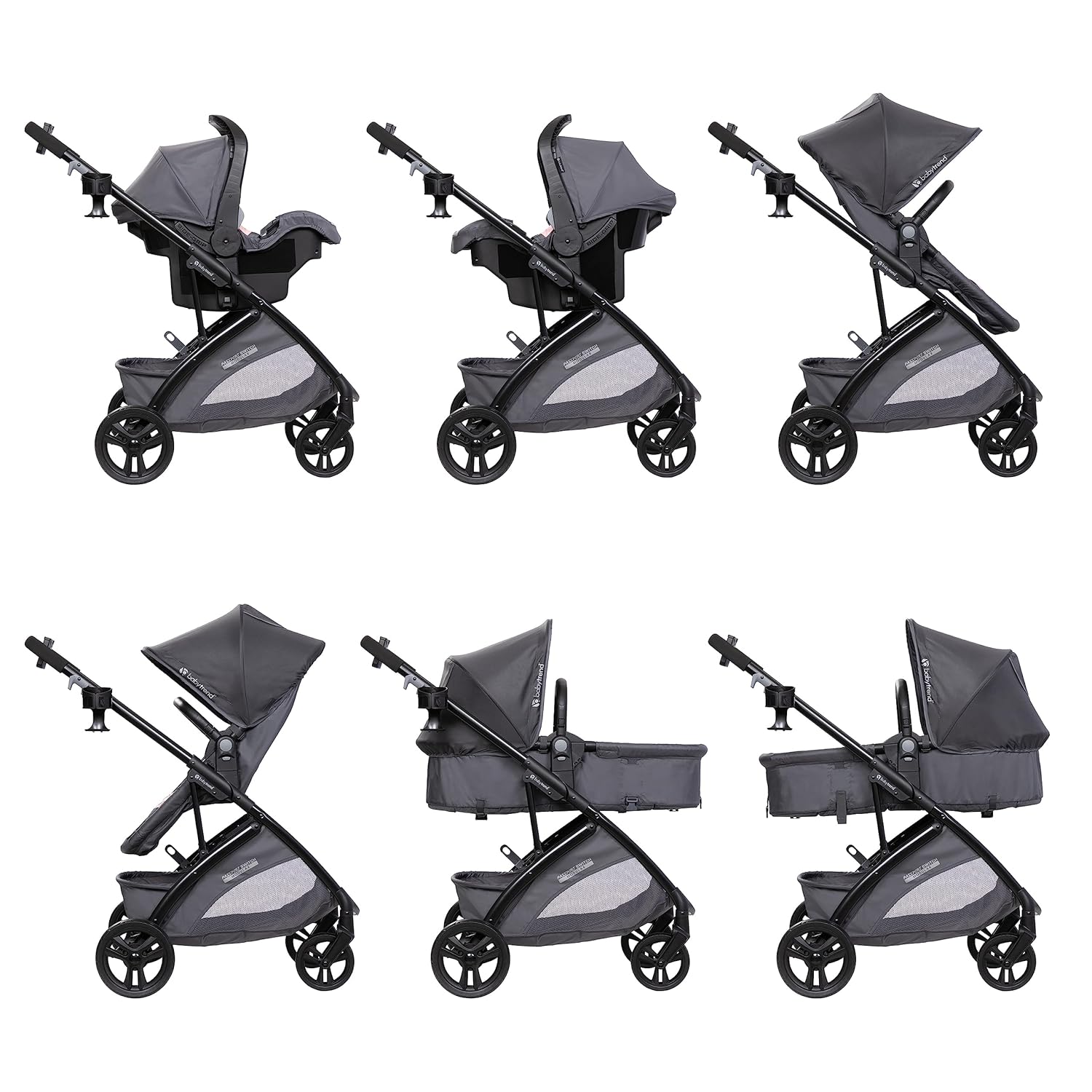 Passport Switch 6-In-1 Stroller Travel System