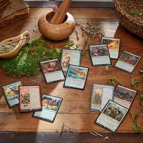 2025 The Gathering Bloomburrow Commander Deck Bundle – Includes All 4 Decks (Animated Army  Family Matters  Peace Offering  and Squirreled Away)