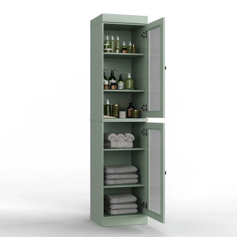 100% Solid Wood 16.5 Bathroom Cabinet with Optional Doors by Palace Imports