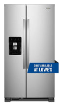 2025 36-Inch Wide Side-By-Side Refrigerator - 24 Cu. ft. Stainless Steel