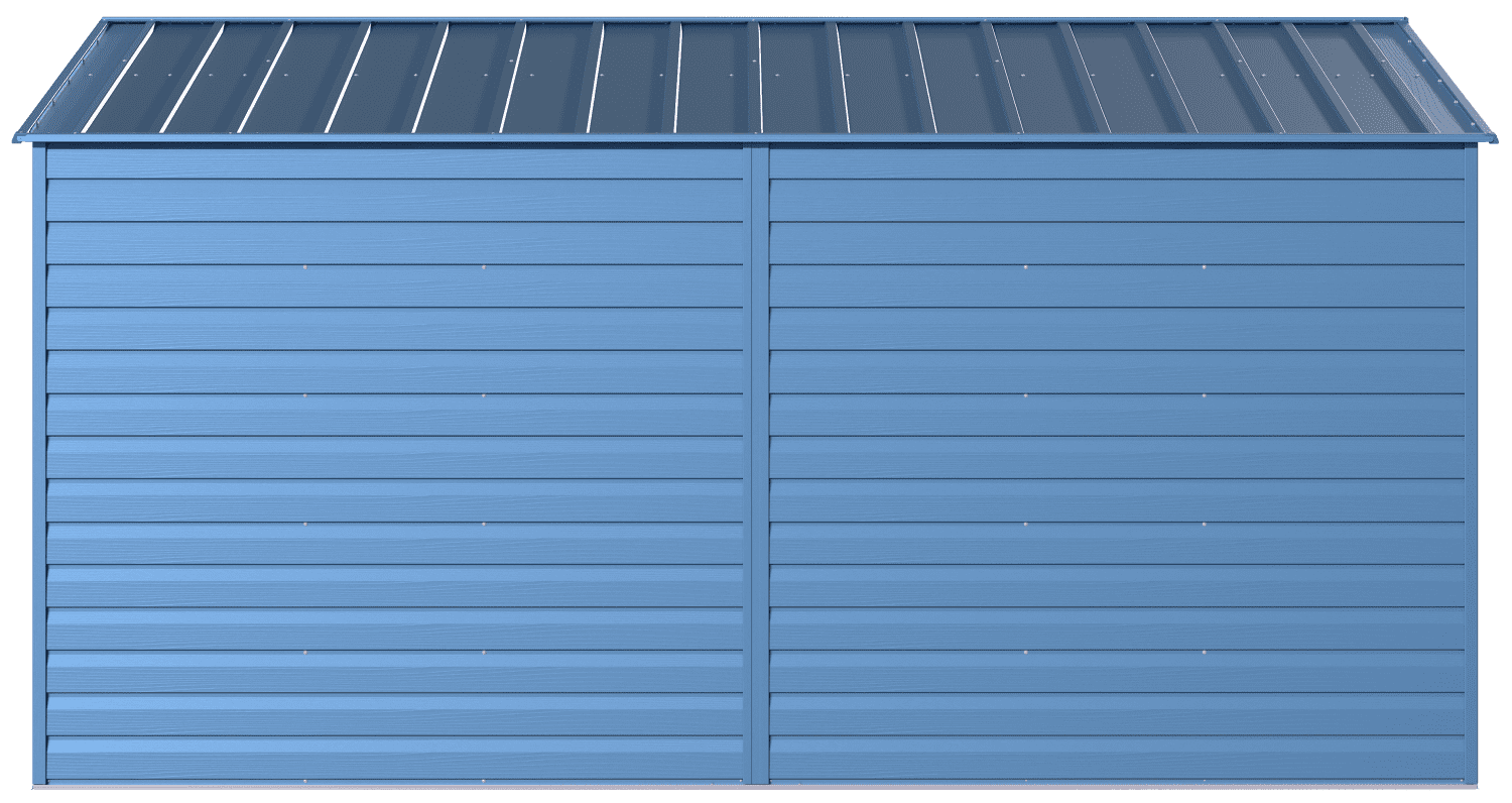 2025 Select Steel Storage Shed, 10x14, Blue Grey