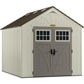 2025 Suncast 8 x 10 ft. Metal and Resin Storage Shed, Vanilla