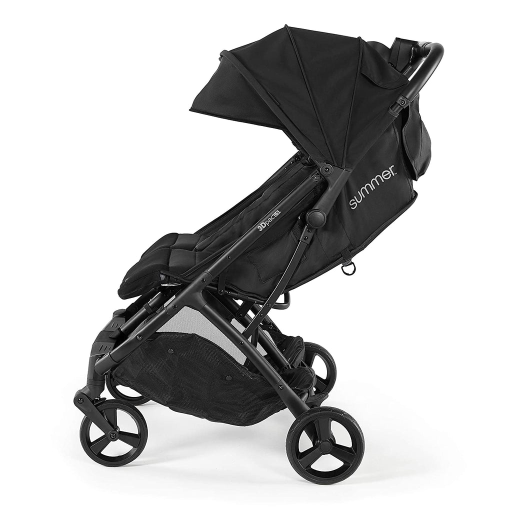 3Dpac CS+ Double Stroller Black ?C Car Seat Compatible Baby Stroller ?C Lightweight Stroller with Convenient One-Hand Fold