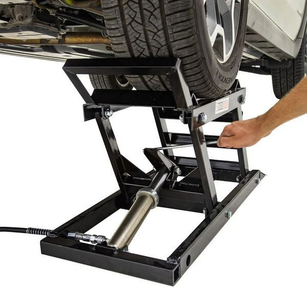2025 Black Widow Hydraulic Car Lift with Ramp - 3,000 lb. per pair Capacity