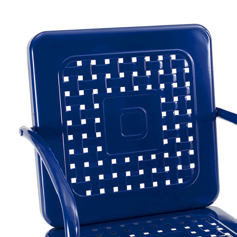 Crosley Bates 3Pc Outdoor Metal Chair Set - 22x84x35