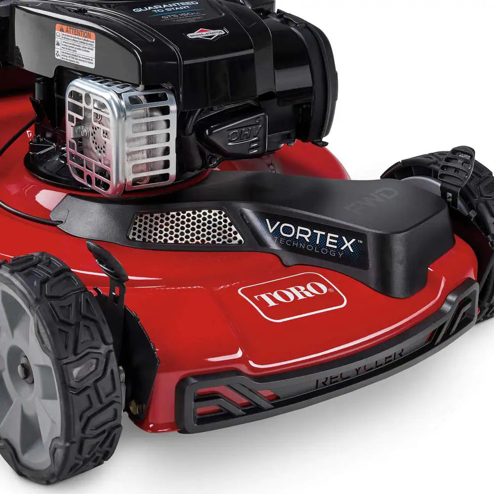 2025 Toro 21442 22 in. Recycler Briggs & Stratton High Wheel FWD Gas Walk Behind Self Propelled Lawn Mower with Super Bagger