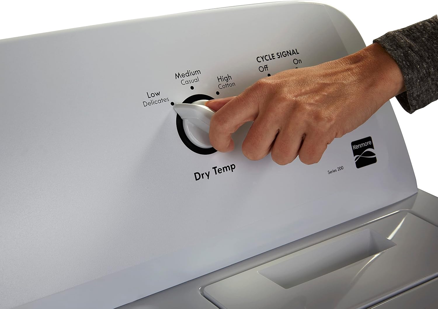 2025 29′′ Front Load Electric Dryer with Wrinkle Guard and 7.0 Cubic Ft. Total Capacity, White