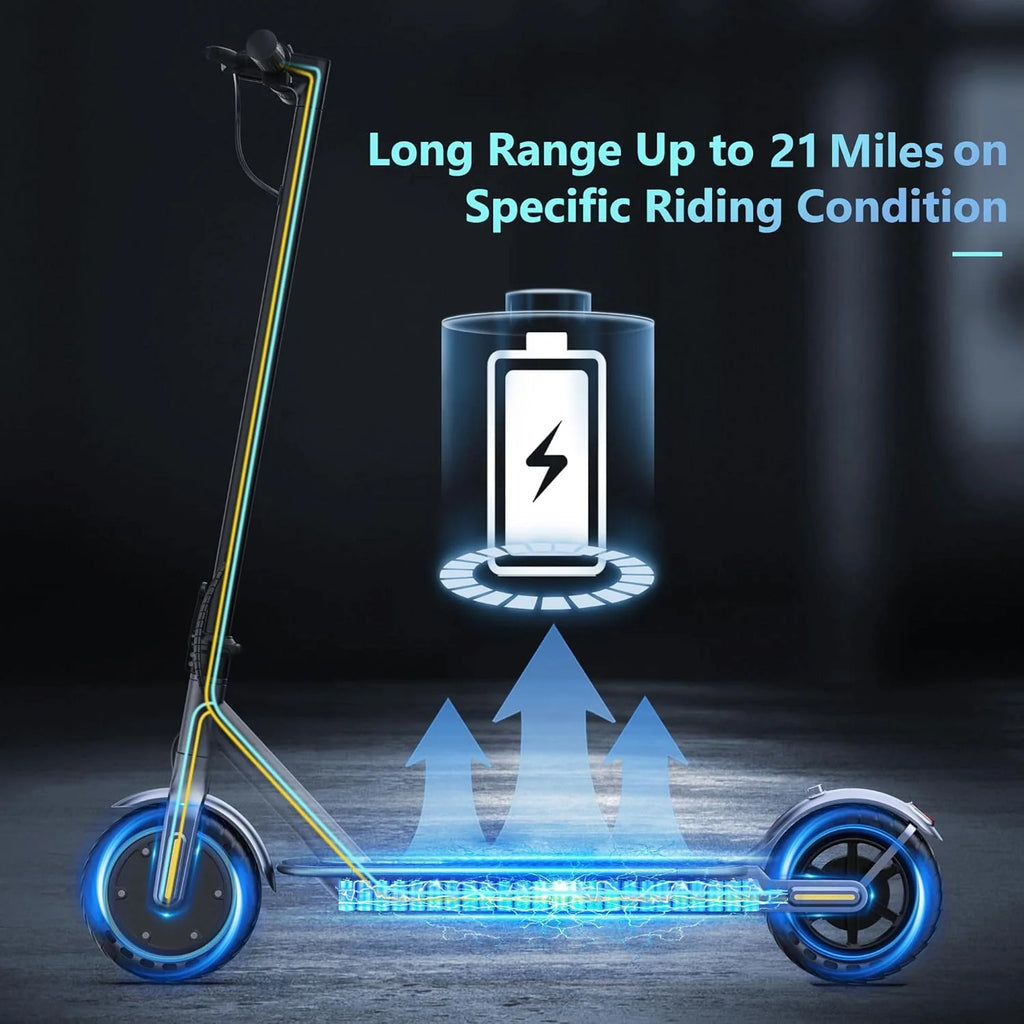 Electric Scooter Powerful Motor Dual Braking