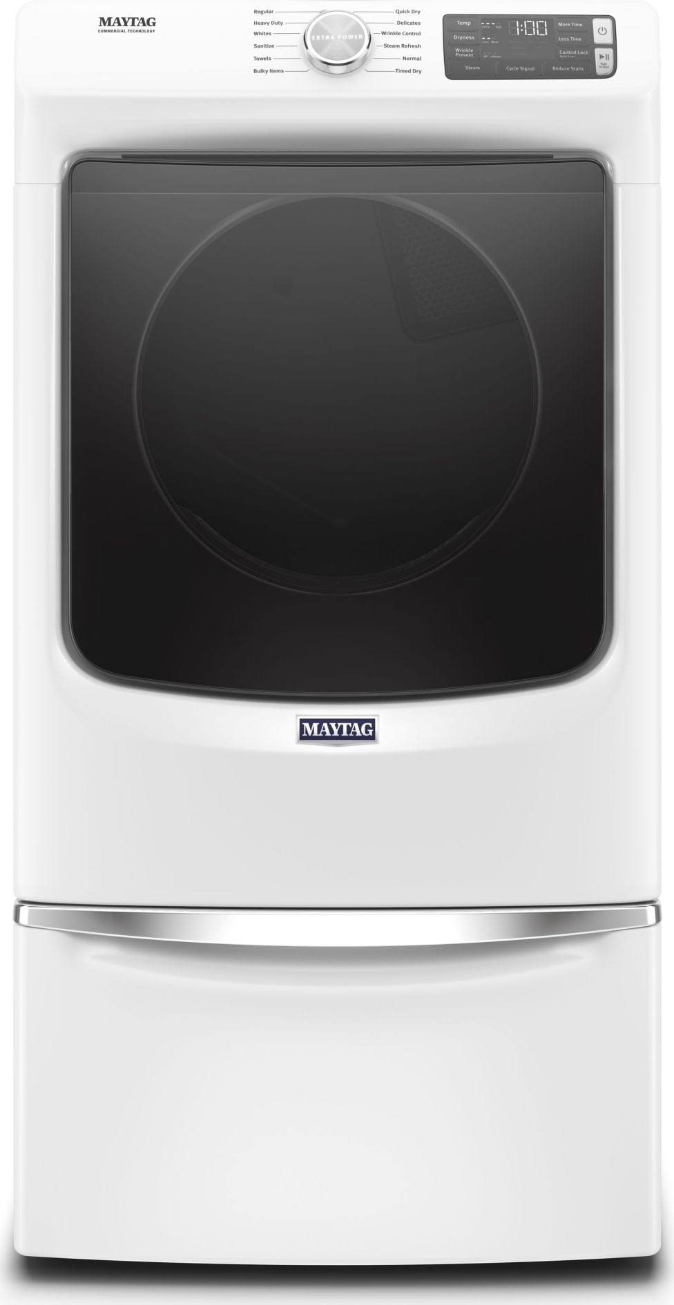 2025 MED6630HW Front-Loading Electric Dryer - White