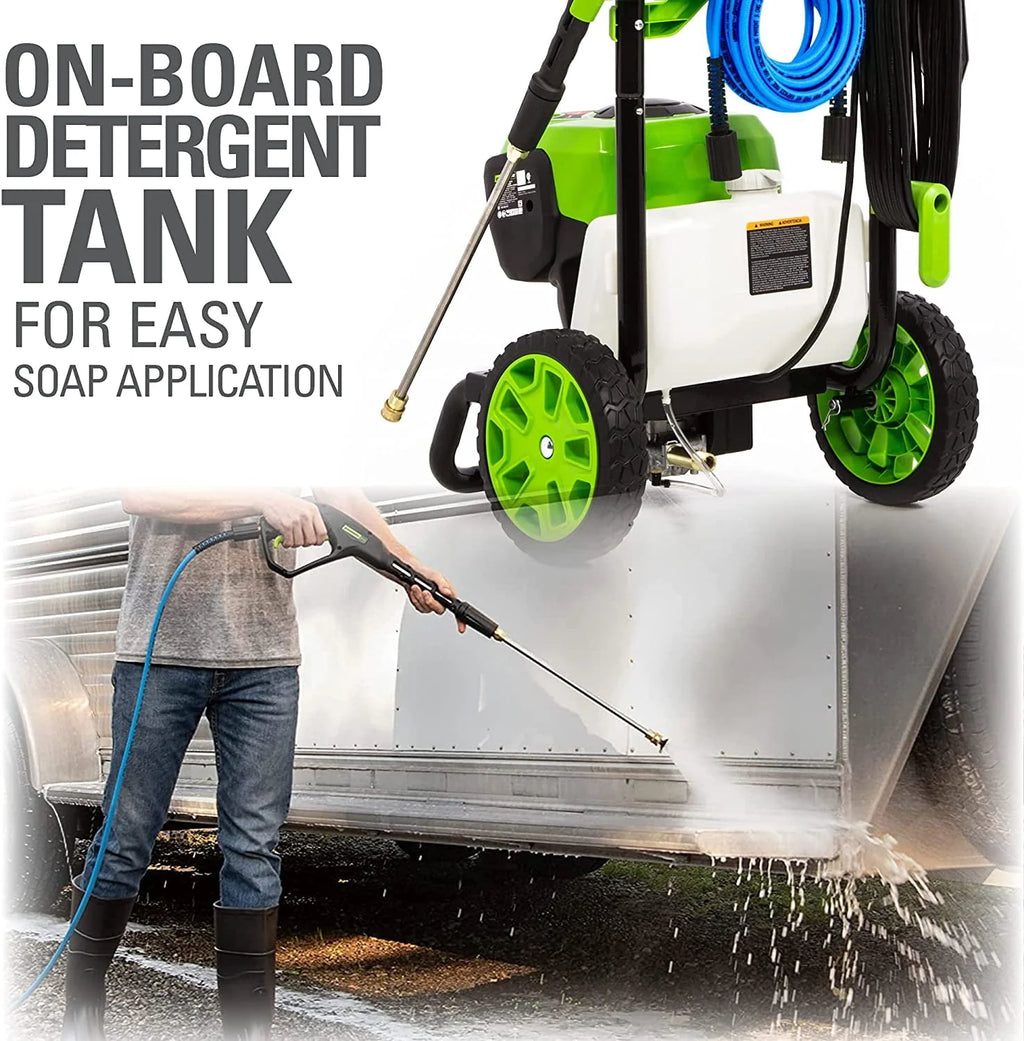 2025 Greenworks 2300-PSI 14 Amp 2.3-GPM Brushless Pressure Washer GPW2300 5118002VT
