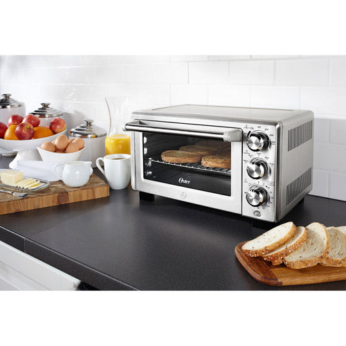 2025 Oster Designed for Life Countertop Convection Toaster Oven, Stainless Steel